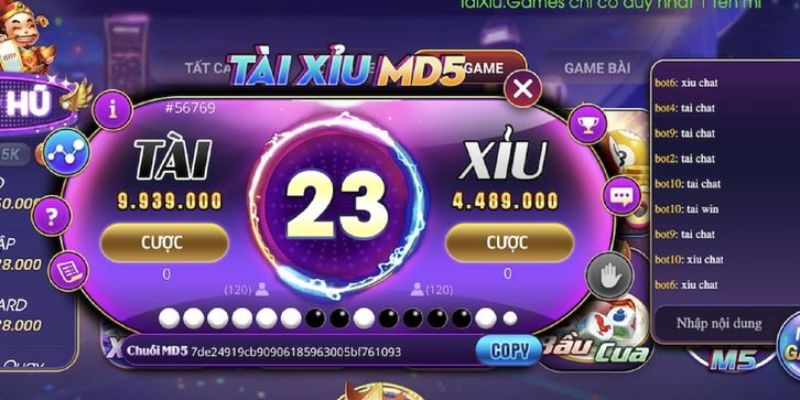 Ưu điểm khi tham gia đặt cược MD5 tài xỉu